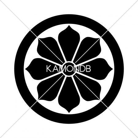 丸に変わり八つ菊