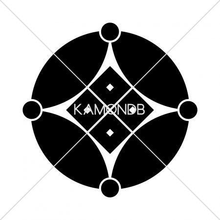 星付七宝に隅立て四つ目