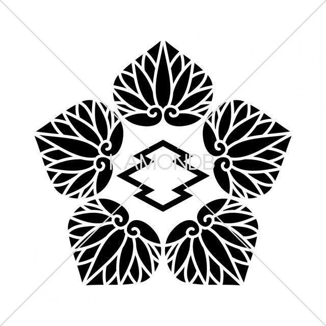 五つ葵に中陰松皮菱