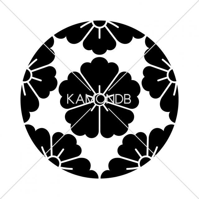 変わり浮線綾唐花