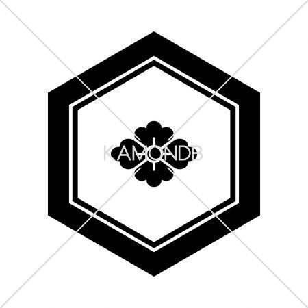 細亀甲に豆花菱