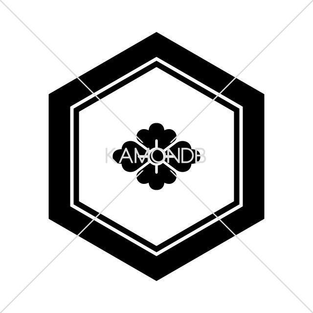 細亀甲に豆花菱