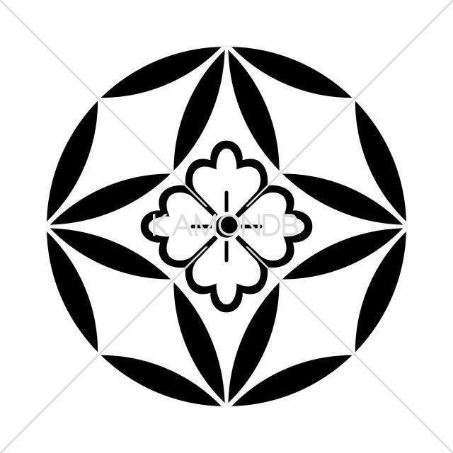 四つ七宝陰花角