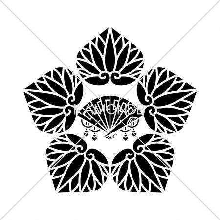 五つ葵に檜扇