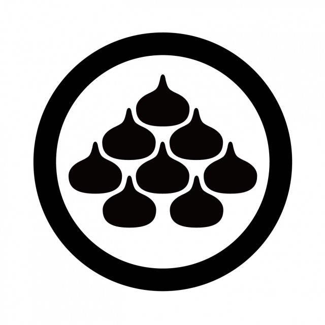 丸に七つ水滴怪物