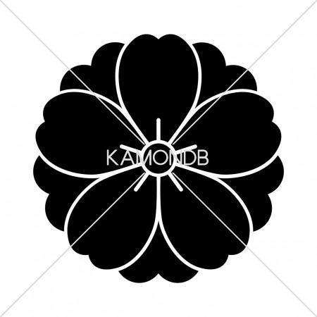 型押しおはじき　楓　桜　家紋 tsukiochizakura-450x450.jpg