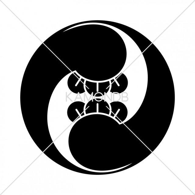 左二つ丁子巴