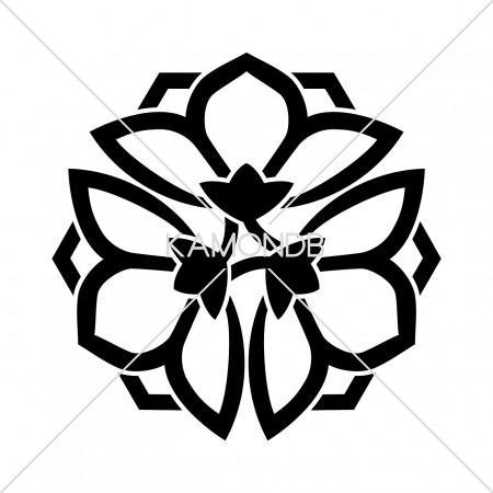 中陰三つ横見桔梗