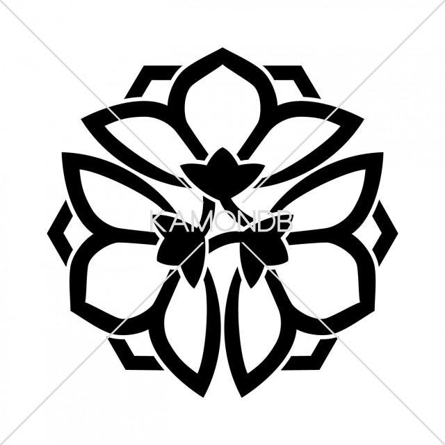中陰三つ横見桔梗