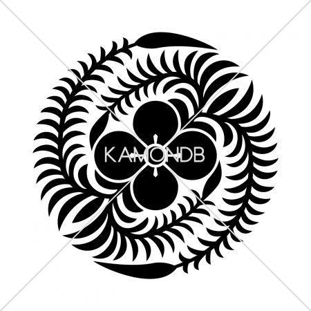 葉付き変わり田字草の丸