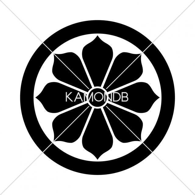 丸に変わり八つ菊