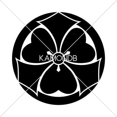 丸に出剣片喰