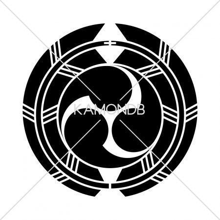 抱矢に左三つ巴 – 家紋DB