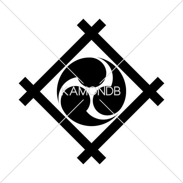 井筒に三つ巴