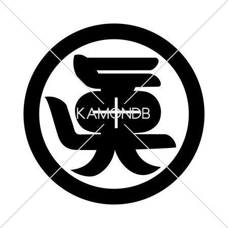 丸に魚文字