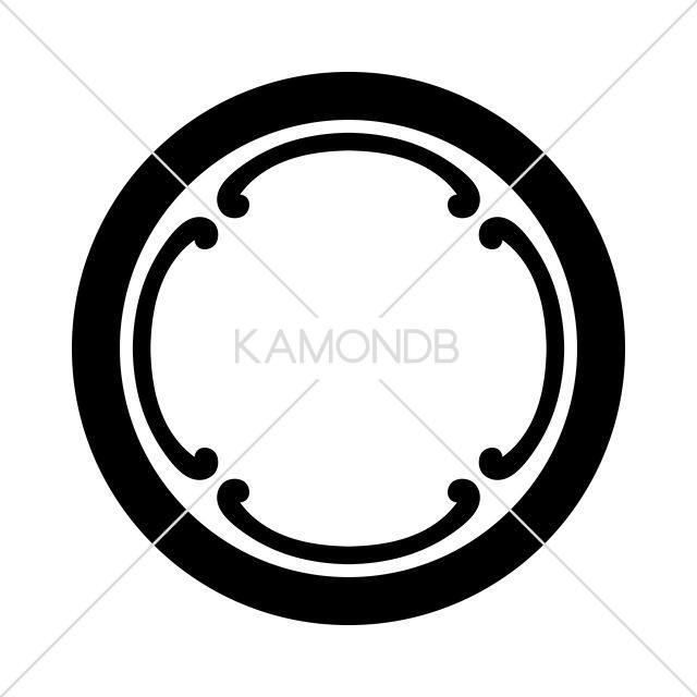 丸に四つ鐶(1)