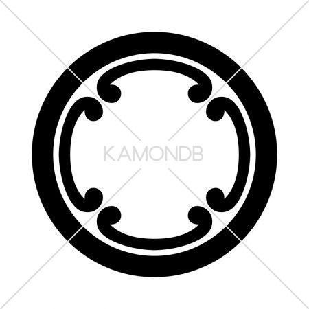 丸に四つ鐶(2)