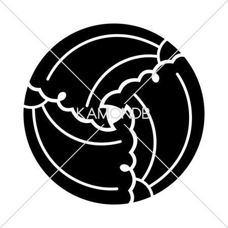 三つ割重ね銀杏