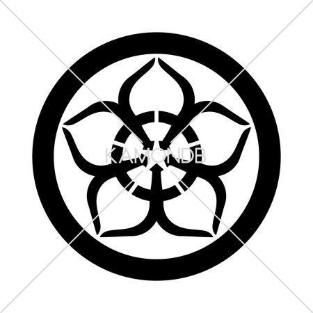 丸に大文字桔梗