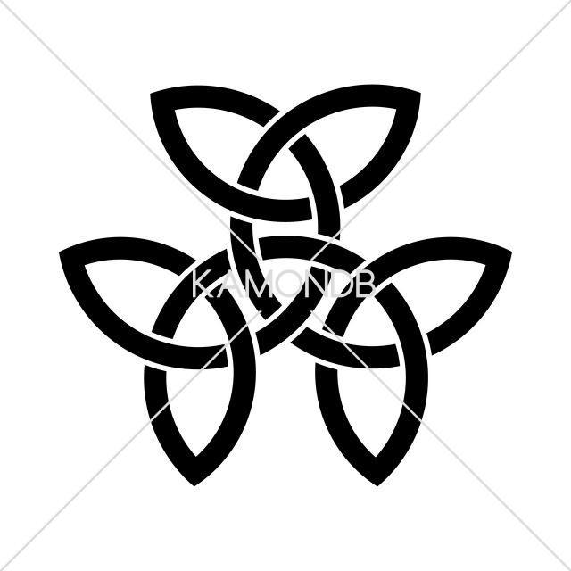三つ持合結び柏