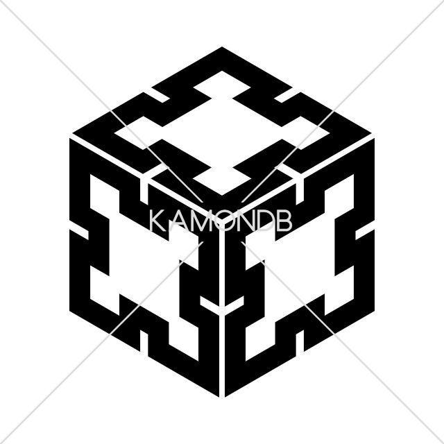 三つ折り入り菱