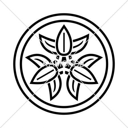 総陰丸に頭合わせ九枚篠笹