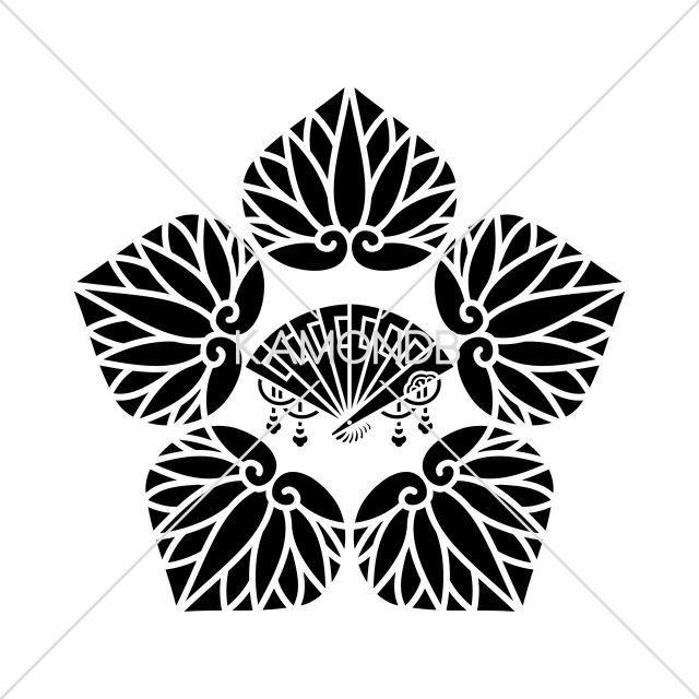 五つ葵に檜扇