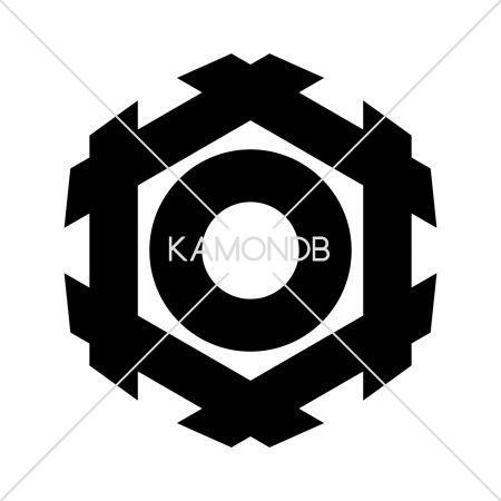 六角井筒に蛇の目(2)