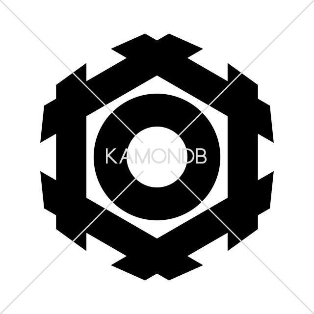 六角井筒に蛇の目(2)