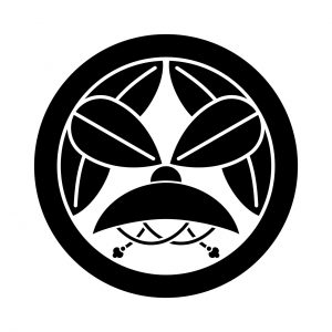 丸に切竹笹に笠