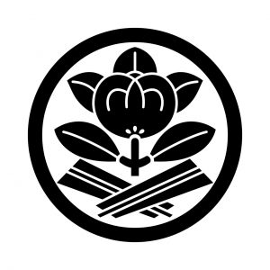 中輪に橘違い扇